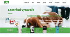 Desktop Screenshot of centralni-vysavaci-systemy.cz